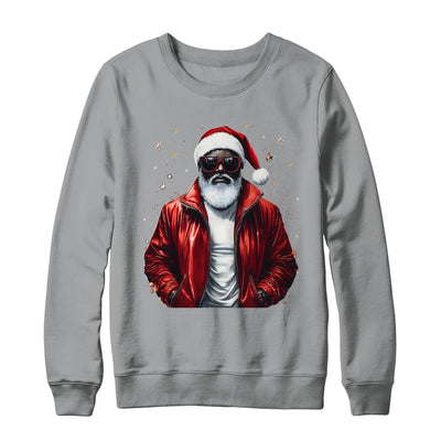 African American Santa Christmas Cool Black X-Mas Men Shirt & Sweatshirt | teecentury