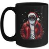 African American Santa Christmas Cool Black X-Mas Men Mug | teecentury