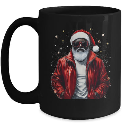 African American Santa Christmas Cool Black X-Mas Men Mug | teecentury