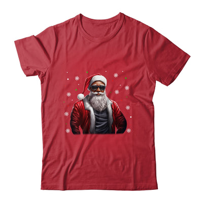 African American Santa Christmas For Men Cool Black Shirt & Sweatshirt | teecentury