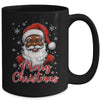 African American Santa Christmas Vintage Afro Black X-Mas Mug | teecentury