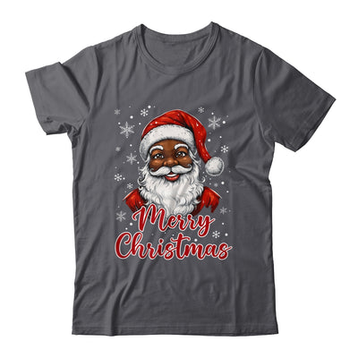 African American Santa Christmas Vintage Afro Black X-Mas Shirt & Sweatshirt | teecentury