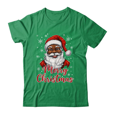 African American Santa Christmas Vintage Afro Black X-Mas Shirt & Sweatshirt | teecentury