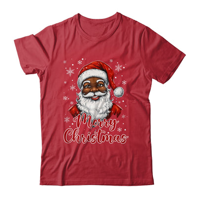 African American Santa Christmas Vintage Afro Black X-Mas Shirt & Sweatshirt | teecentury