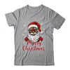 African American Santa Christmas Vintage Afro Black X-Mas Shirt & Sweatshirt | teecentury
