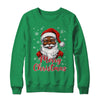African American Santa Christmas Vintage Afro Black X-Mas Shirt & Sweatshirt | teecentury