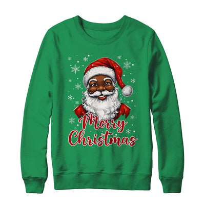 African American Santa Christmas Vintage Afro Black X-Mas Shirt & Sweatshirt | teecentury