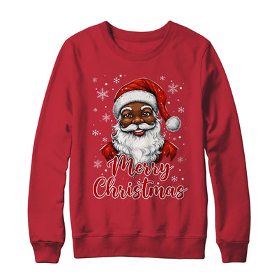 African American Santa Christmas Vintage Afro Black X-Mas Shirt & Sweatshirt | teecentury