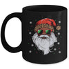 African American Santa Claus Black Christmas Leopard Xmas Mug | teecentury