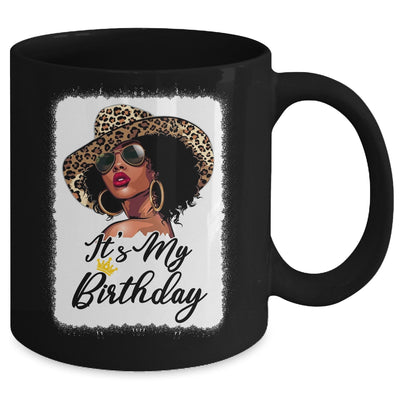 African American Woman It's My Birthday Black Queen Mug | teecentury