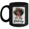 African American Woman It's My Birthday Black Queen Mug | teecentury