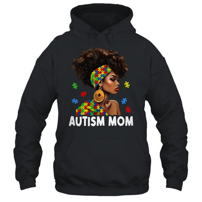 African Black Autism Mom Afro Mother Autism Awareness Mama Shirt & Tank Top | teecentury