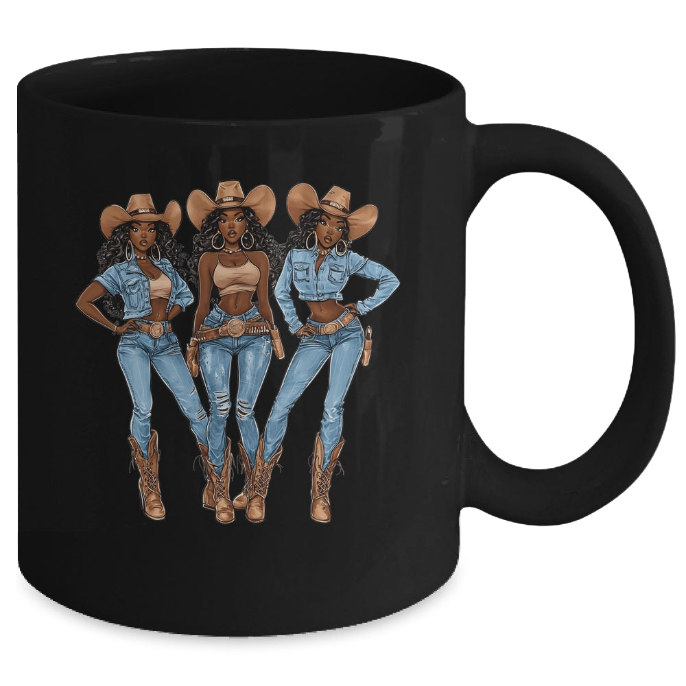African Cowgirls Melanin Western Country Texas Juneteenth Mug | teecentury