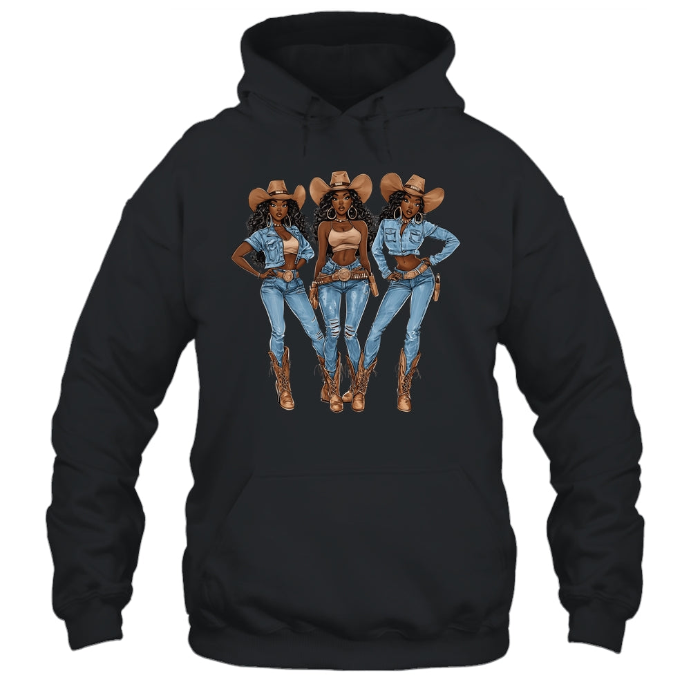 African Cowgirls Melanin Western Country Texas Juneteenth Shirt & Tank Top | teecentury