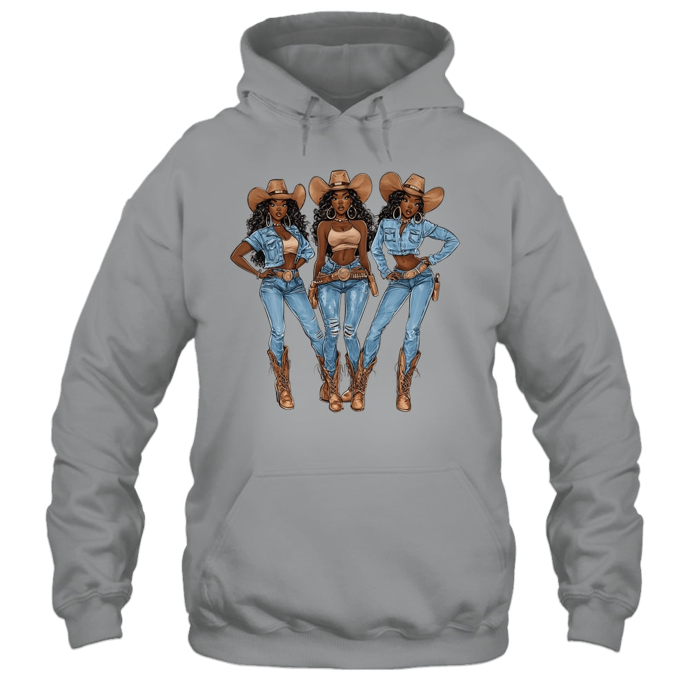 African Cowgirls Melanin Western Country Texas Juneteenth Shirt & Tank Top | teecentury