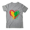 African Heart Black History Month African American Men Women Shirt & Hoodie | teecentury