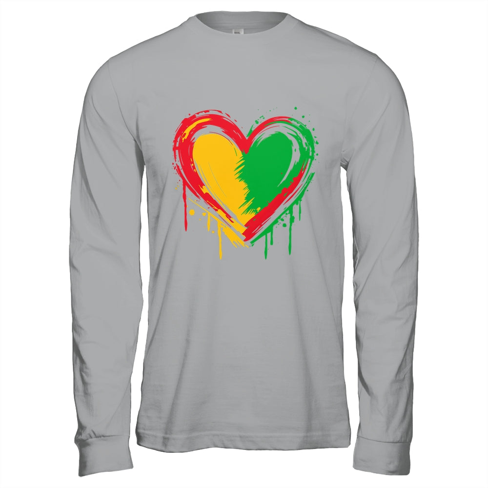 African Heart Black History Month African American Men Women Shirt & Hoodie | teecentury