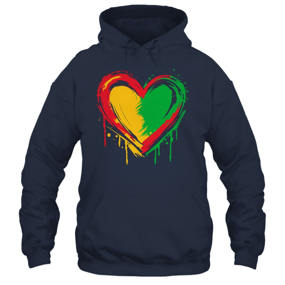 African Heart Black History Month African American Men Women Shirt & Hoodie | teecentury