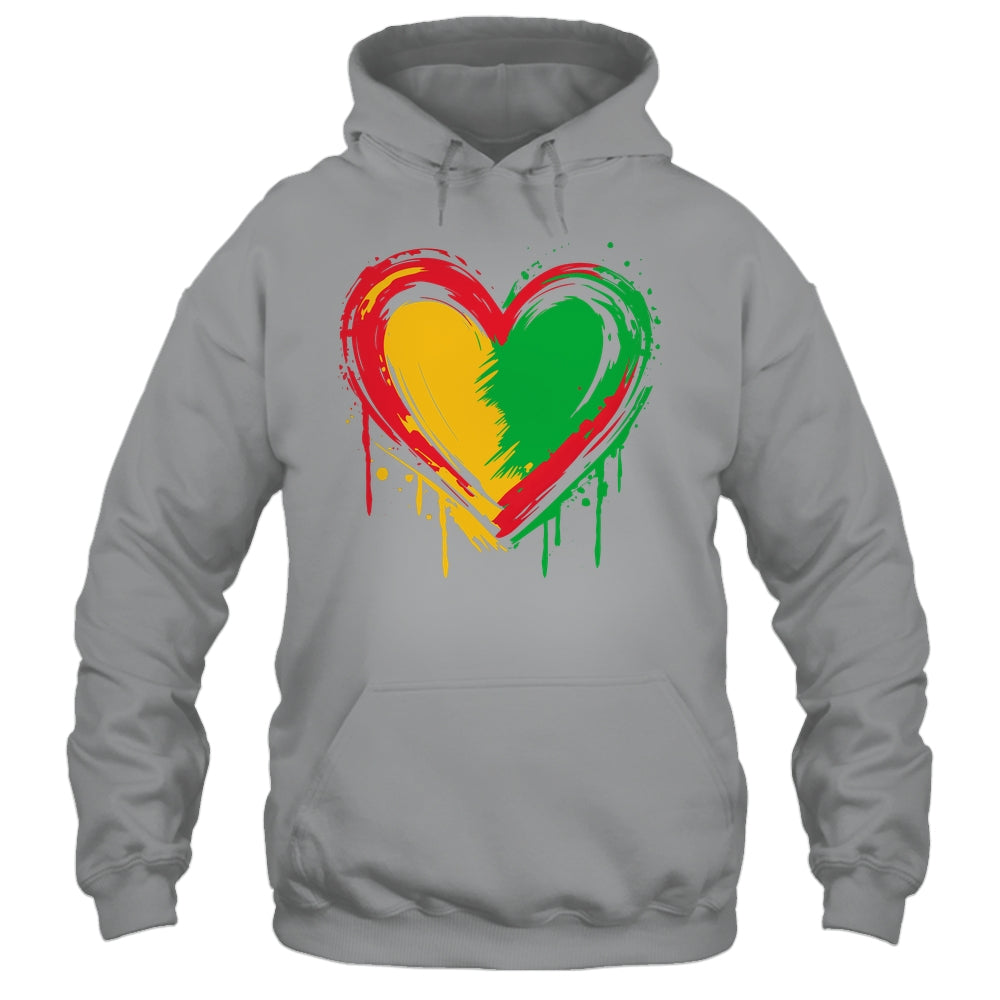 African Heart Black History Month African American Men Women Shirt & Hoodie | teecentury
