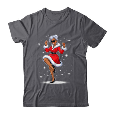 African Santa Wife Dancing African American Christmas Shirt & Sweatshirt | teecentury