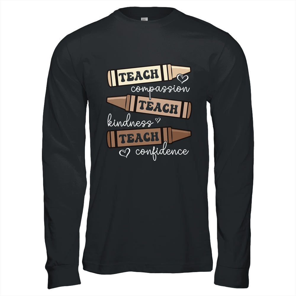 Afro African Black History Month Melanin Teacher Teach Shirt & Hoodie | teecentury