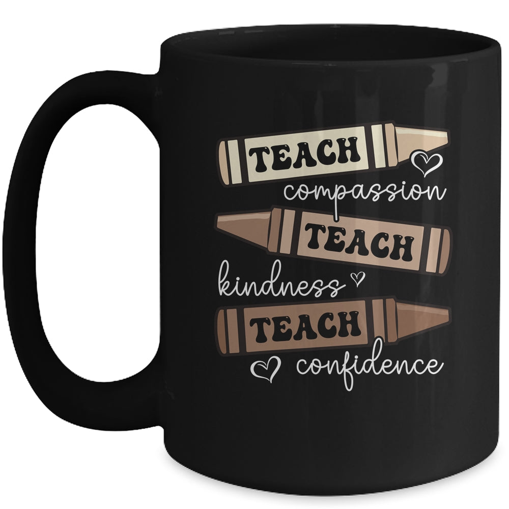 Afro African Black History Month Melanin Teacher Teach Mug | teecentury