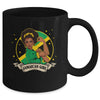 Afro Hair Jamaican Flag Jamaica Black Melanin Women Mug | teecentury