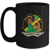 Afro Hair Jamaican Flag Jamaica Black Melanin Women Mug | teecentury