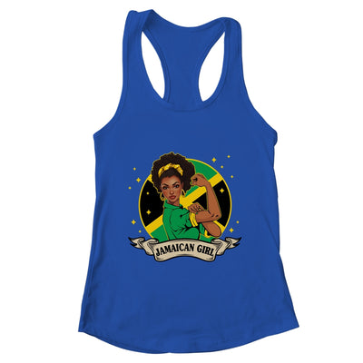 Afro Hair Jamaican Flag Jamaica Black Melanin Women Shirt & Tank Top | teecentury