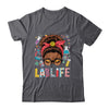 Afro Messy Bun Laboratory Life Lab Week 2025 Lab Technician Shirt & Hoodie | teecentury