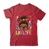 Afro Messy Bun Laboratory Life Lab Week 2025 Lab Technician Shirt & Hoodie | teecentury