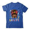 Afro Messy Bun Laboratory Life Lab Week 2025 Lab Technician Shirt & Hoodie | teecentury