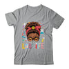 Afro Messy Bun Laboratory Life Lab Week 2025 Lab Technician Shirt & Hoodie | teecentury