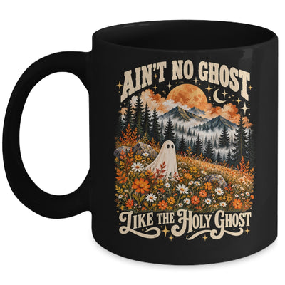 Ain't No Ghost Like The Holy Ghost Floral Forest Halloween Mug | teecentury