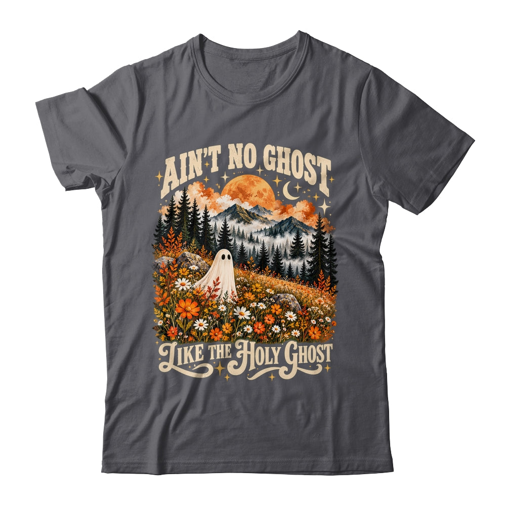 Ain't No Ghost Like The Holy Ghost Floral Forest Halloween Shirt & Sweatshirt | teecentury