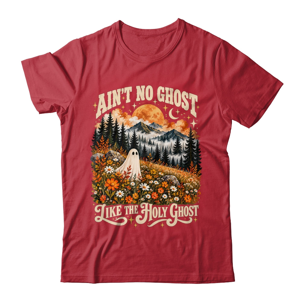 Ain't No Ghost Like The Holy Ghost Floral Forest Halloween Shirt & Sweatshirt | teecentury
