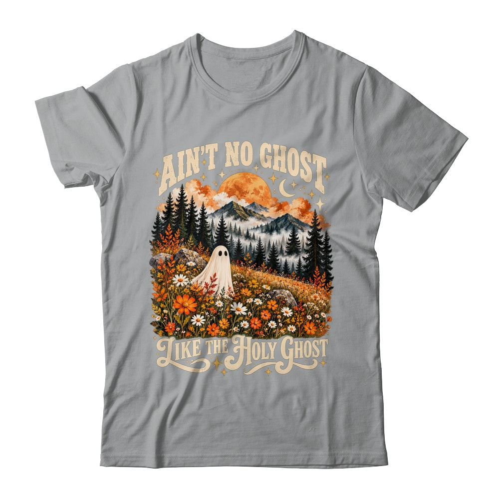 Ain't No Ghost Like The Holy Ghost Floral Forest Halloween Shirt & Sweatshirt | teecentury