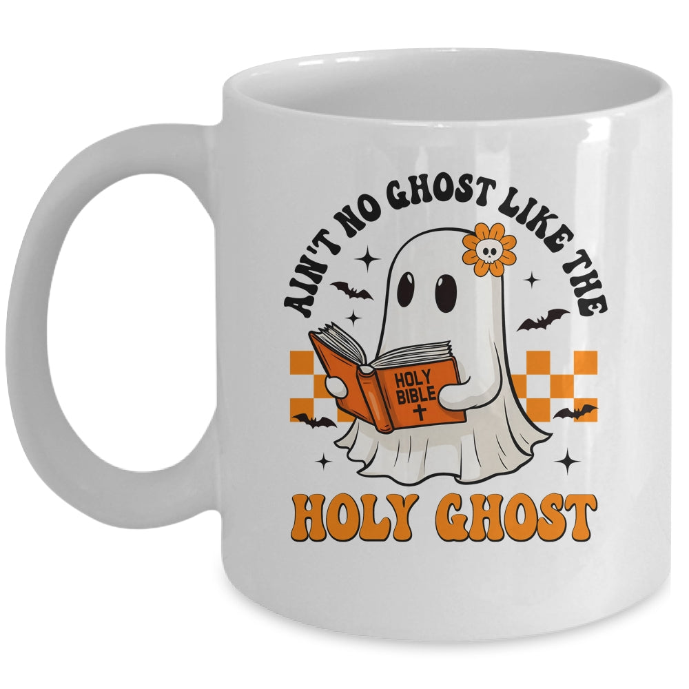 Ain't No Ghost Like The Holy Ghost Halloween Christian Bible Mug | teecentury
