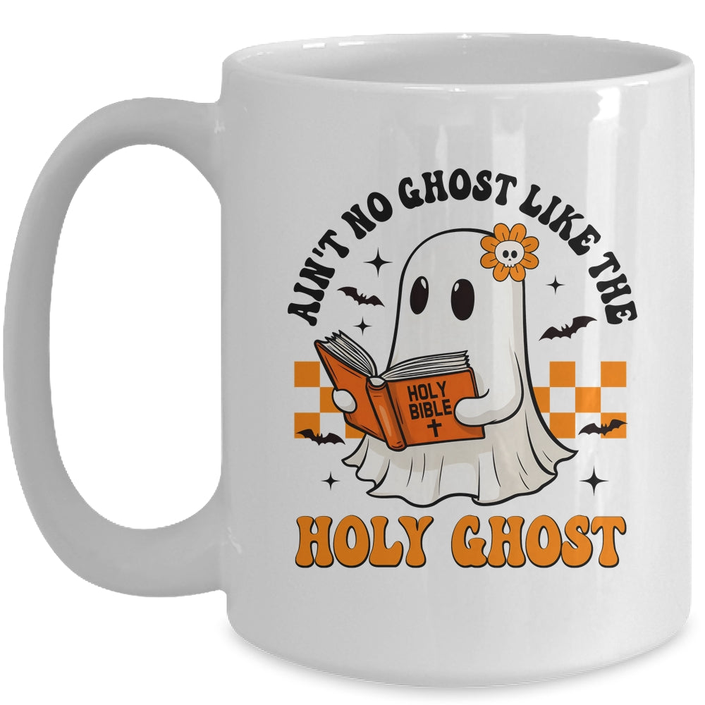 Ain't No Ghost Like The Holy Ghost Halloween Christian Bible Mug | teecentury