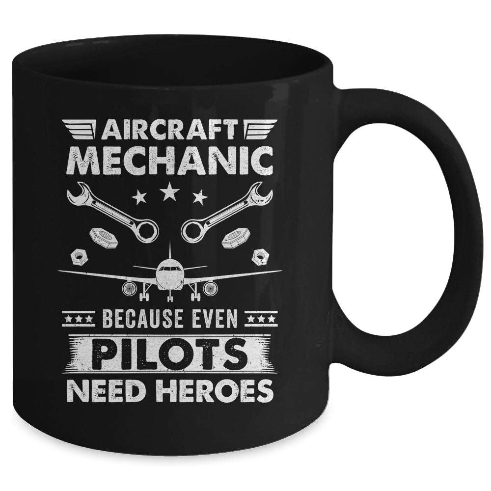 Airplane Mechanic For Men Funny Aviation Technician Ceramic Mug 11oz 15oz