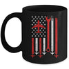 Airplane Mechanic US Flag Aviation Technician Plane Lover Mug | teecentury