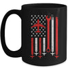 Airplane Mechanic US Flag Aviation Technician Plane Lover Mug | teecentury