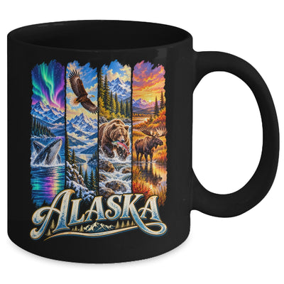 Alaska Adventure Nature Wildlife Bear Hiking Moose Travel Mug | teecentury