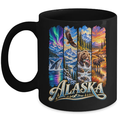 Alaska Adventure Nature Wildlife Bear Hiking Moose Travel Mug | teecentury