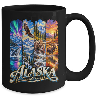 Alaska Adventure Nature Wildlife Bear Hiking Moose Travel Mug | teecentury