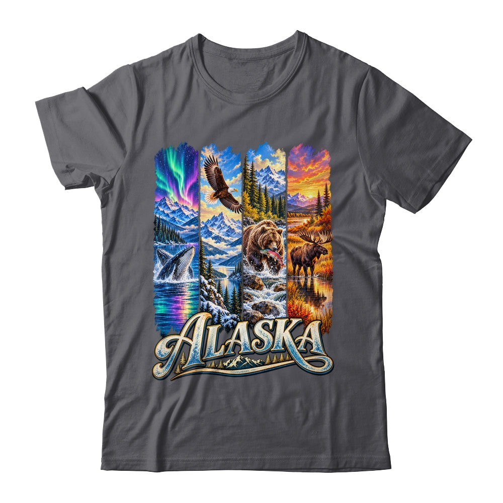 Alaska Adventure Nature Wildlife Bear Hiking Moose Travel Shirt & Hoodie | teecentury