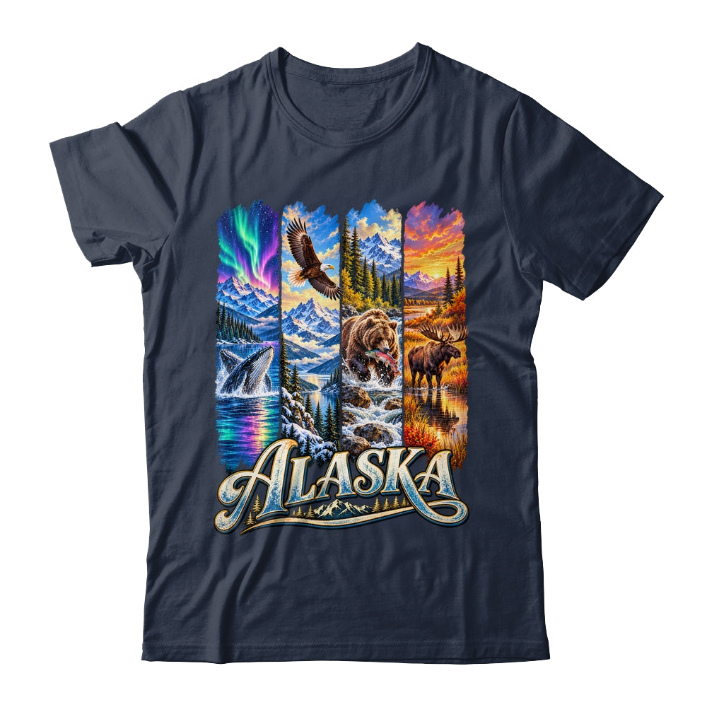 Alaska Adventure Nature Wildlife Bear Hiking Moose Travel Shirt & Hoodie | teecentury