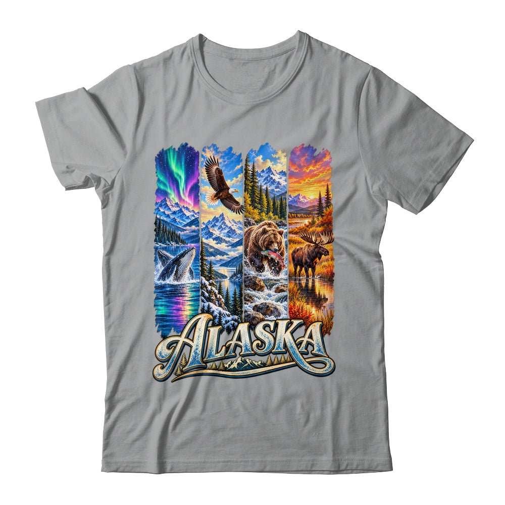 Alaska Adventure Nature Wildlife Bear Hiking Moose Travel Shirt & Hoodie | teecentury
