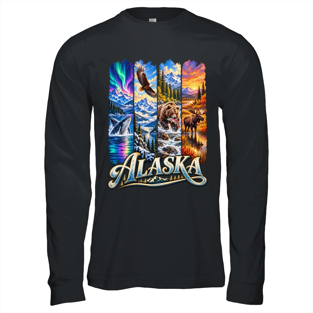 Alaska Adventure Nature Wildlife Bear Hiking Moose Travel Shirt & Hoodie | teecentury