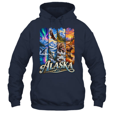 Alaska Adventure Nature Wildlife Bear Hiking Moose Travel Shirt & Hoodie | teecentury